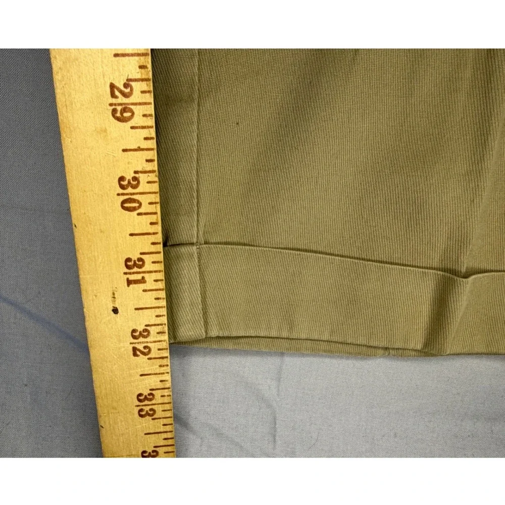 Polo Ralph Lauren Andrew Pant Mens 38x32 Khaki Tan Pleated Chinos Preppy
